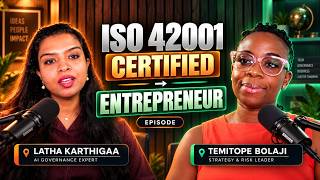 From ISO 42001 Certification to AI Governance Business: Temi's Journey