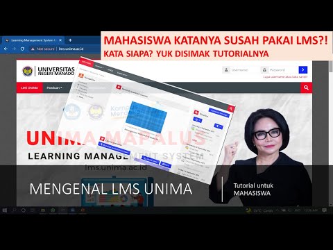 TUTORIAL PENGGUNAAN LMS UNIMA UNTUK MAHASISWA