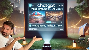 🤖 ChatGPT in ACTION 2: Party Rental Business EDITION 💬 Scraping YouTube Video Text