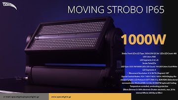 SPACE LIGHTS MOVING STROBE IP65 1000W RGBW