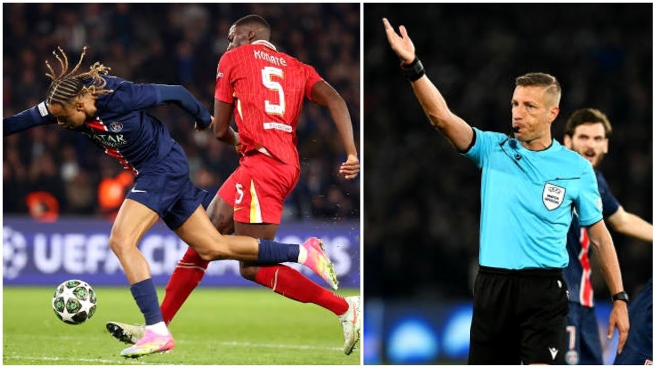 Psg Robbery Ibrahima Konate escapes red card in PSG vs Liverpool PSG Robbed by VAR ...