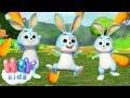 Sleeping bunnies! | HeyKids Nursery Rhymes | Animaj Kids