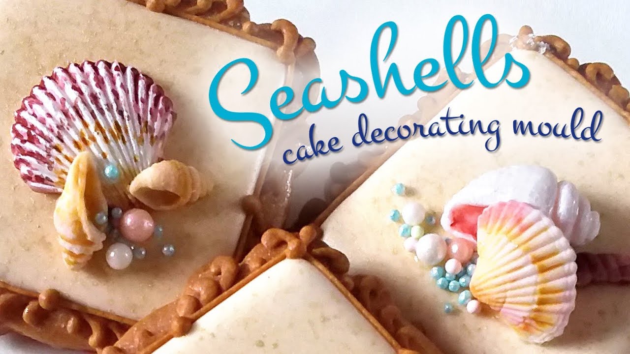 Make Sugar Paste Seashells For Cake Decorating Seaside Mould Collection