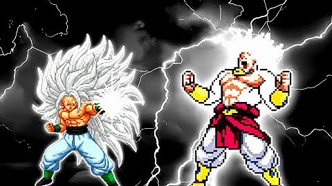 Goku SSJ Infinity Ultra Instinct OP VS Limit Break Broly SSJ4 V6 OP in Jump Force Mugen