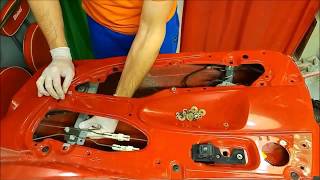 FIAT BARCHETTA WINDOW REGULATOR PADS FITTING GUIDE