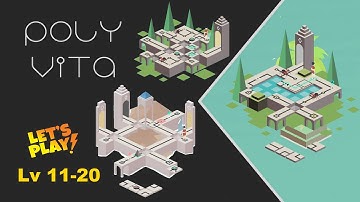 Poly Vita ✅ Walkthrough Lv 11-20✅ PC Steam relaxing puzzle  game 2023