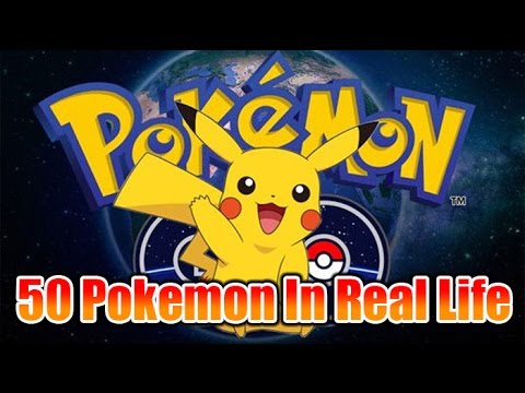 Pokemon Go In REAL LIFE | 50 Pokemon You Can Actually Catch In REAL LIFE