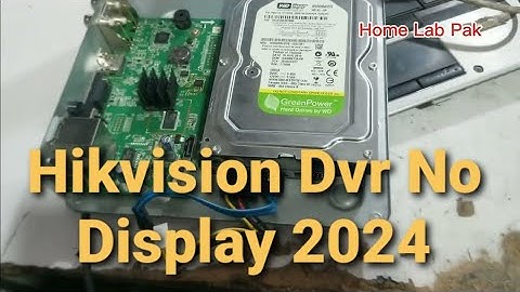 [2025]HOW TO FIX HIKVISION DVR NO DISPLAY 2024||HIKVISION DVR RESTART PROBLEM 2025||DS-7104HGHI-F1
