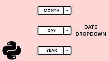 Python Tkinter Tutorial | How to Create a Date Dropdown (TkWidgets)