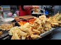 how to make tteokbokki &amp; Fried ~ Tteokbokki (shrimp, pepper, potato, squid ) / Korean street food