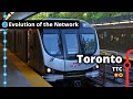 Evolution of the Toronto Subway