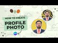 How To Create Profile Picture for your Social Media in Canva? | Canva Tutorial | Saqib Iqbal Digital