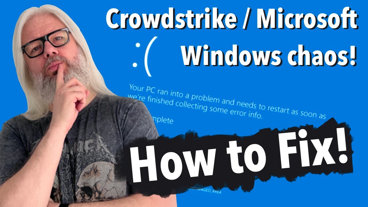 Chaos With Crowdstrike And Microsoft Windows - How to Fix! | Peter Rising MVP