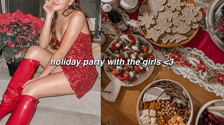 sustainable holiday party with the girls | VLOGMAS...