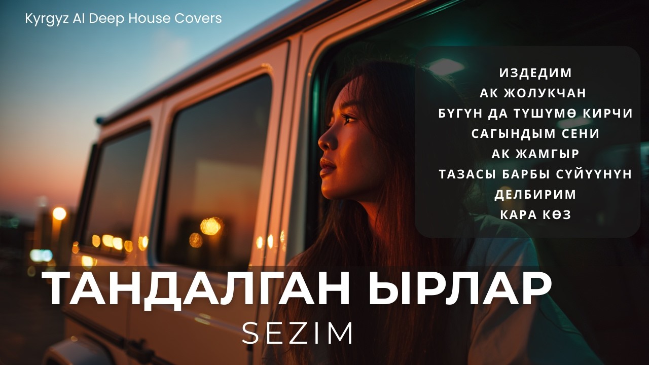 Тандалган ырлар  | Жолдо рахат алып угуп кете турчу ырлар | Kyrgyz AI Deep House