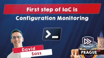 First step of IaC is Configuration Monitoring - David Sass - PSConfEU 2023
