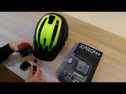 Tutorial - attaccare action camera Xpro4+ al casco da ciclista