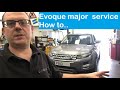 2013 Range Rover Evoque service - how to carry out a major service -