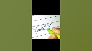 Good luck...! | cursive handwriting #shorts