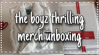 ♡︎the boyz thrilling merch unboxing♡︎