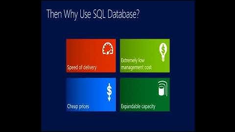TechEd New Zealand 2013 Query Performance Tuning Techniques For Windows Azure SQL Database