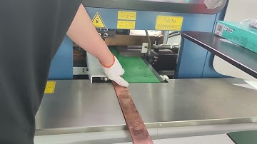 Intelligent Busbar Punching and Shearing Machine EMAC Chamfer Function