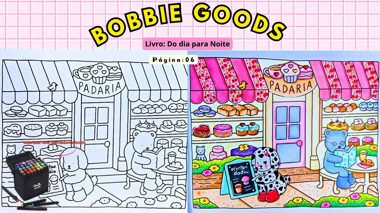 Colorindo Bobbie Goods | Bobbie Goods - Do Dia para Noite - Página #06 ...