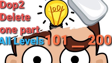 Dop2 Delete on part solution all levels 101 to 200