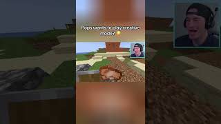 we wanna see the struggle 😂 #Shorts #Minecraft