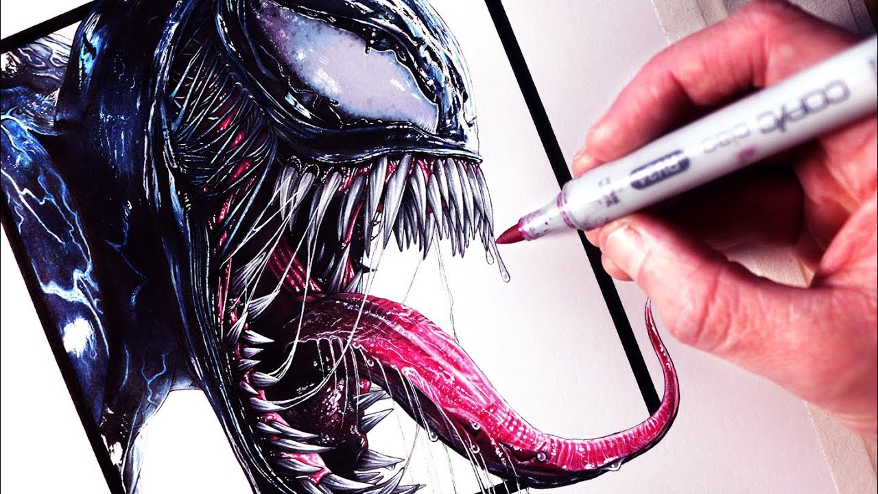 Let's Draw VENOM - FAN ART FRIDAY