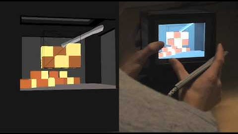 A 3D Cubic Puzzle in pCubee - Sample User Video