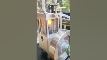 Transparent single cylinder engine mode! #DIY #enginemodel #enginediy #model #engine #miniengine