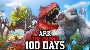 I Spent 100 Days Beating Ark The Island... Here