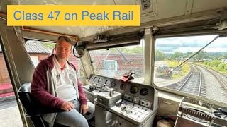Class 47 cab ride Matlock Riverside to Rowsley South, Peak Rail visit part 2