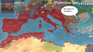 Modded EU4 Imperium Universalis: There are not enough red arrows for all my Conquest ideas