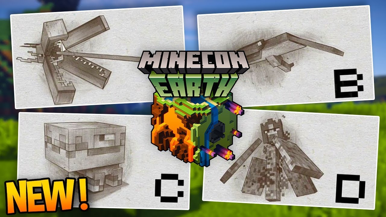 All NEW Mobs Revealed!! - VOTE For Your Favourite (Minecon Earth 2017