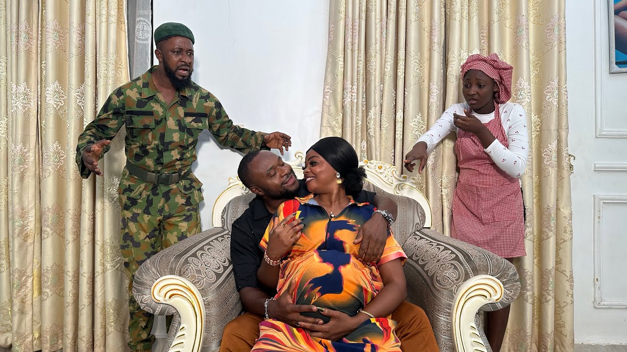 HEAVILY PREGNANT WIFE IS CAUGHT WITH HER LOVER BY HER POLICE HUSBAND AND THE UNEXPECTED HAPPENED 