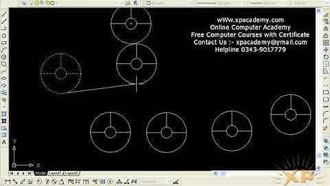 Lesson 22: AutoCAD Tutorials - Using the COPY Command