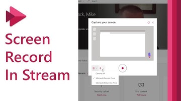 How to screen record in Microsoft Stream
