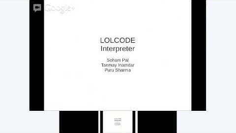 CS50 Project: LOLCODE interpreter