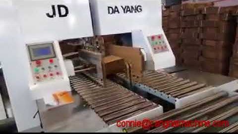 automatic folder gluer machine for corrugated box making