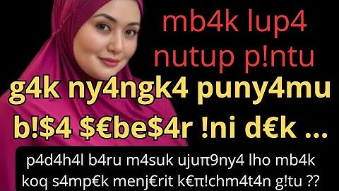 Lembutnya Kakak Iparku #kisahnyata