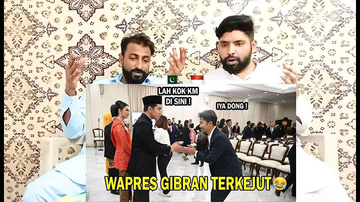 KEJUTAN DATANG DI ACARA PELANTIKAN PRESIDEN & WAPRES DI ISTANA ! | Pakistani Reaksi | D-R-RUE