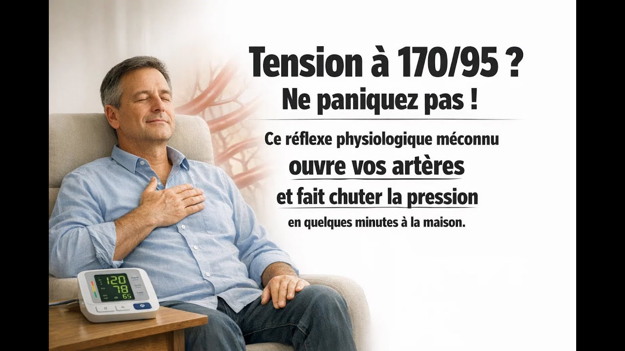 Tension qui grimpe ? Ce geste vital stoppe la panique et apaise vos artères en cinq minutes