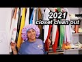 2021 closet clean out! *decluttering* | azleeuh