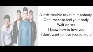 Video thumbnail of "Rixton - Wait On Me (LYRICS ON SCREEN) *NEW 2014*"