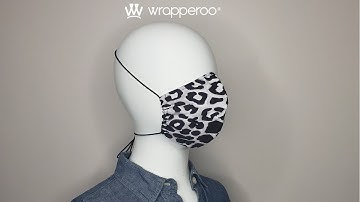 Face Mask By Wrapperoo - Adjustable Nose Wire