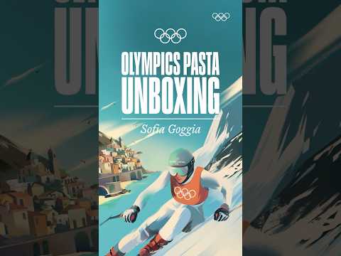 Special delivery for Sofia Goggia... Olympic Rings Pasta! 🍝❤️