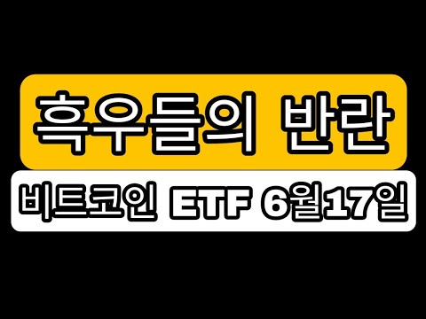 비트코인 ETF승인 이야기 (흑우들의반란)