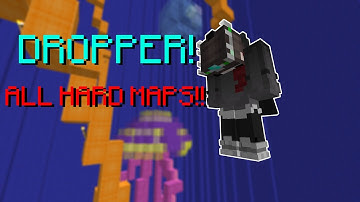 Hypixel Dropper almost all hard maps completed
